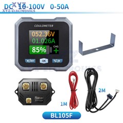 DC 10-100V 0-400A Coulomb Meter Battery Level indicator Battery Capacity Monitor