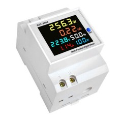 Digital AC Din-Rail Voltage Amps Power Multi-functional Energy Meter Voltmeter
