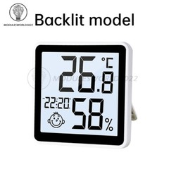 6048 LCD Digital Display Electronic Temperature Humidity Meter -50~+70℃ 10~99%RH