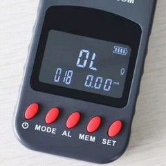 Protable Clamp Earth Ground Resistance Tester Meter with Resolution 0.001Ω–//