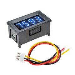 DC 0-100V 0.36″LED Display 3-wire Voltmeter Voltage Meter Panel Red/Blue/Green