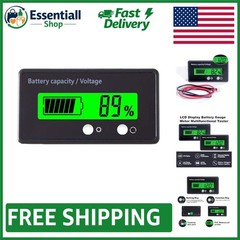 Multifunctional Digital Battery Tester with Green Backlight – Waterproof