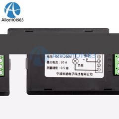 DC6-200V 20/50/100A Multi-functional Voltmeter Ammeter Digital LCD Power Meter