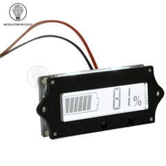 12V 24V 36V 48V 2S~15S Li-ion Lead-Acid Battery Indicator Board LCD Backlight