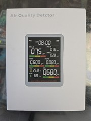 Xoopon 9-in-1 Professional Indoor Air Quality Monitor Indoor Portable PM2.5/P…