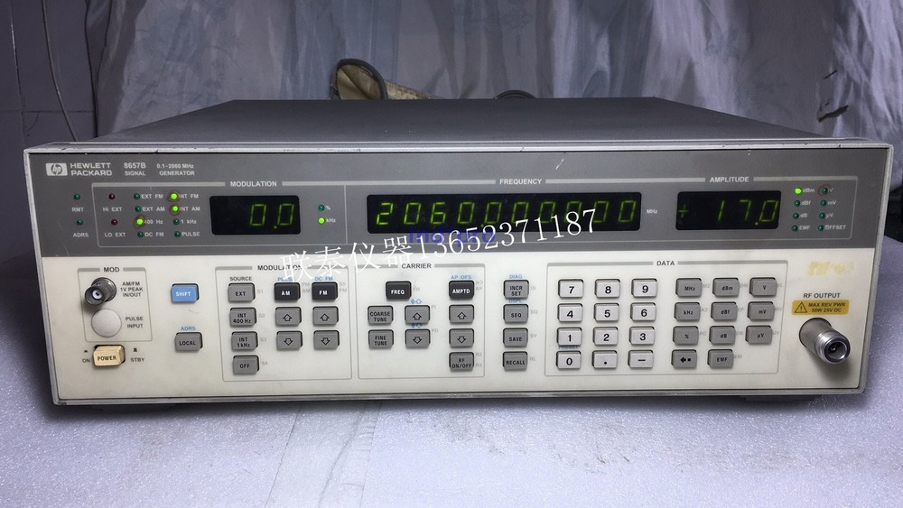 For used HP8657B signal generator 100k-2060MHZ 2G frequency