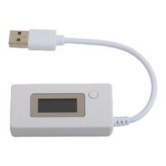 KCX017 USB Voltage Current Tester with LCD Display and Auto Data Save Function