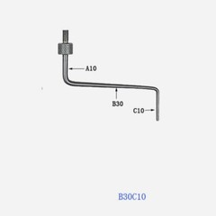 for Depth Gauge Dial Indicators Tip M2.5 Z type Needle Point Contact Points