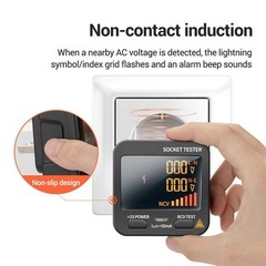 1* US Plug AC11 Socket Tester Digital Display Voltage Test Checker Detector Tool