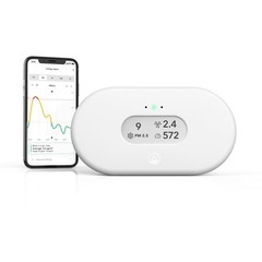 Airthings 2960 View Plus – Battery Powered Radon & Air Quality Monitor white