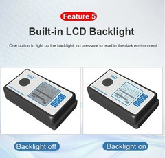 LS160 Window Tint Meter Solar Film Tester Pocket Transmission Meter VL UV IR
