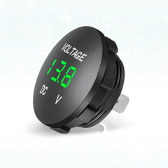 Motorcycle Car Voltage Meter Voltage Meter Voltmeter 12-48V for SUV VAN