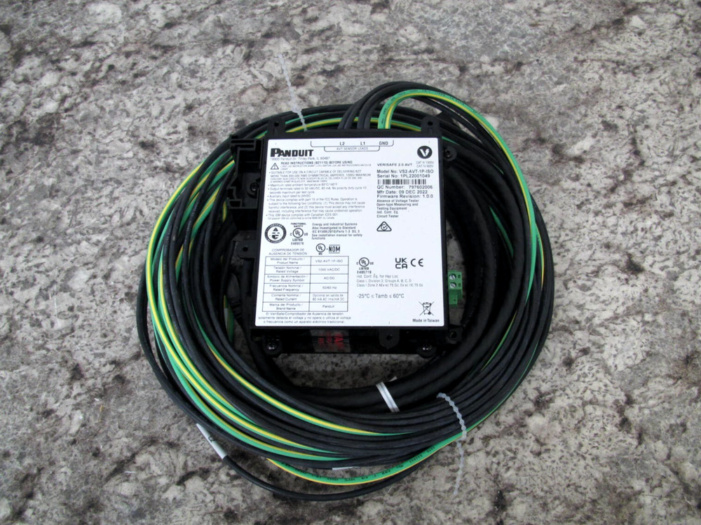 New Panduit VS2-AVT-1P-ISO Verisafe 2.0 AVT / Absence of Voltage Tester Only