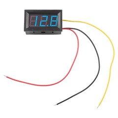 LED Digital DC Voltmeter with Convenient Wiring Reverse Connection Protection