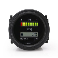Digital Lcd Hour Meter With Led Battery Indicator Gauge 12V 24V 36V 48V 72 HKDV