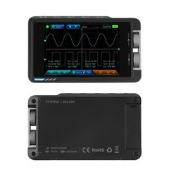 3.5″FNIRSI DS215H Handheld Oscilloscope 50MHz 2-Channel Digital Signal Generator