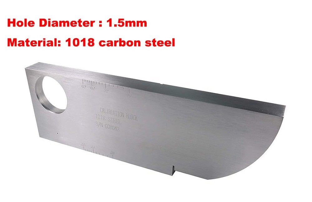 Ultrasonic Calibration Block Ultrasonic Flaw Detector Standard Test Blocks 1.5mm