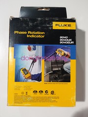 Fluke 9040 3 Phase Rotation Indicator No Battery Required New Clear LCD display