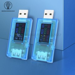 0.96″ IPS HD Color LCD 13 in 1 USB Tester Voltage Current Power Meter DC4~30V