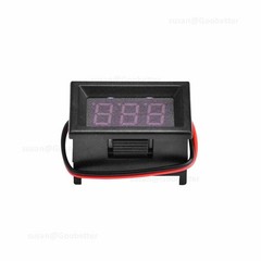 0.56” 2-wire Mini DC 4.5-30V Voltmeter LED Panel 3-Digit Display Voltage Meter