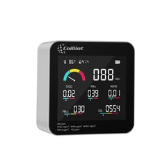 Indoor Air Quality Monitor â€“ CO2, VOC, PM2.5 & PM10 Tester with Humidity Se…