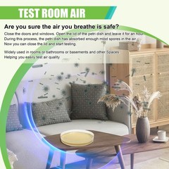 Mold Test Kit for Home – 6 Simple Detection Tests,Test System,Home Surfaces,&…