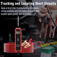 Power Circuit Probe Tester 6V-30V DC Test Light Car Fuse Tester Tool Short Circu