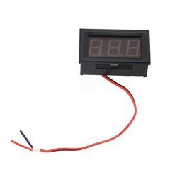 Slim LED Digital Voltmeter Clear Display Wide Measurement Range (DC4 5V 30V)