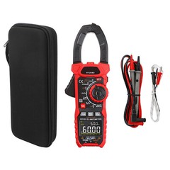 HT208D Clamp Meter AC DC 6000 Counts Current Voltage Resistance Tester A B9