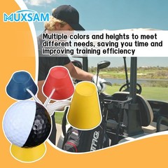 4Pcs Rubber Winter Golf Tees with Different Heights for Frosty Days