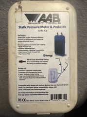 AAB Smart Tools Static Pressure Meter&probe Kit Son-k1