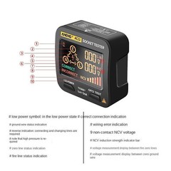 US/EU Check Voltage Detector Digital Display Socket Tester Plug Polarity Phase