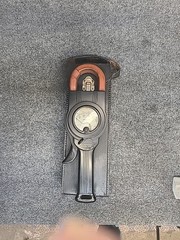 Vintage Weston Model 633-60 Amperes A.C. Clamp-On Amp meter w/ Case UNTESTED