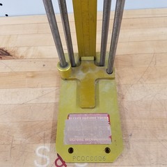 27″ Stack Height Gauge, Aluminum Body, Steel Bars – USED