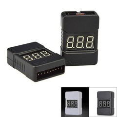 Black/White BX100 Low Voltage Buzzer Alarm For 1-8s Lipl/Li-ion/LiMn/Li-Fe E