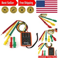 Corded Electric 3 Phase Rotation Tester with High Voltage Protection & LED