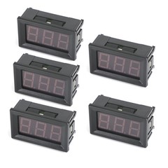 5Pcs Dc5-120V 0.56″ 2 Wire Led Digital Display Panel Voltmeter Volt Tester Red