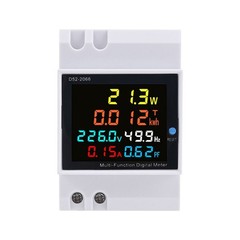 D52-2066 6-In-1 Single-Phase Digital Electric Meter with Current Transformer #sz