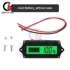 H52 Battery Capacity Indicator 12V-72V 3-20S Lead Acid Li-ion LiFePO4 Voltmeter
