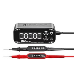 Compact 3D Meter Digital Multimeter with Triple Display for Electronics Testing