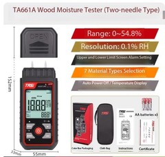 Moisture Content, Moisture, Humidity Measurement Wall Moisture Detector