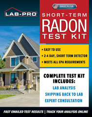 Short-Term Radon Test Kit for Home, EPA Certified Radon Detection – Includes 1 D
