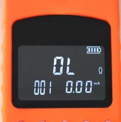 Handheld Earth Clamp Resistance Tester Leakage Current Measurement 0.01Ω-1200Ω.