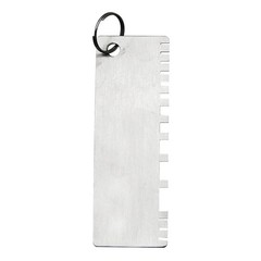 Easy to Carry Single Sided Material Wire Thickness Gauge with Keychain