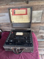 Vintage Weston Model 785 Industrial Circuit Tester In Original Wood Box