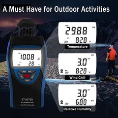 Outdoor Digital Anemometer for Accurate Wind Measurements in Real Time