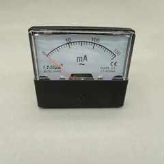 1PC AC 150mA Analog Ammeter Panel AMP Current Meter 0-150mA DH-670 60*70mm