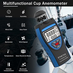 Hiking Companion Digital Anemometer with Wind Speed Measurement Capabilities