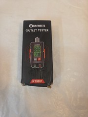 GFCI Outlet Tester with LCD Display, 3-Prong Receptacle Wiring Detector, Volt…