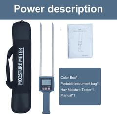 TK100H Portable Hay Moisture Meter – Precise Hay Moisture Tester with Probe for
